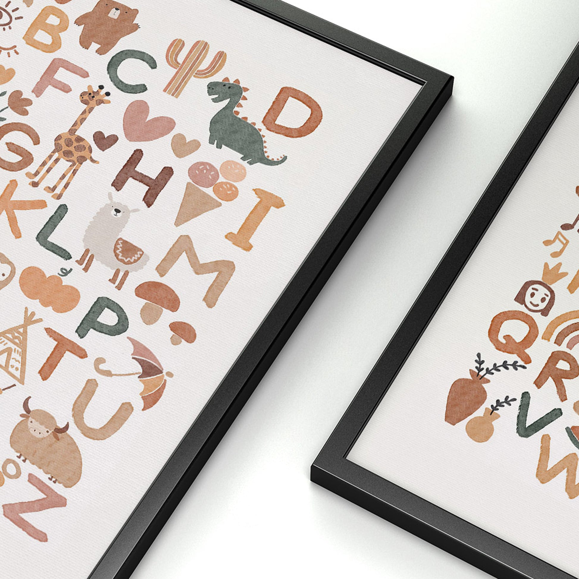 Affiche alphabet - Collection sunshine
